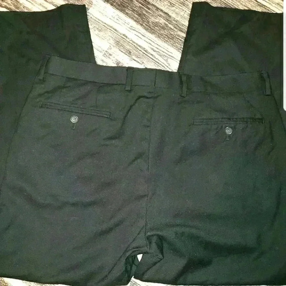 Lauren Ralph Lauren LRL Wool Black baggy cropped Trousers size 34x25 - Picture 5 of 8